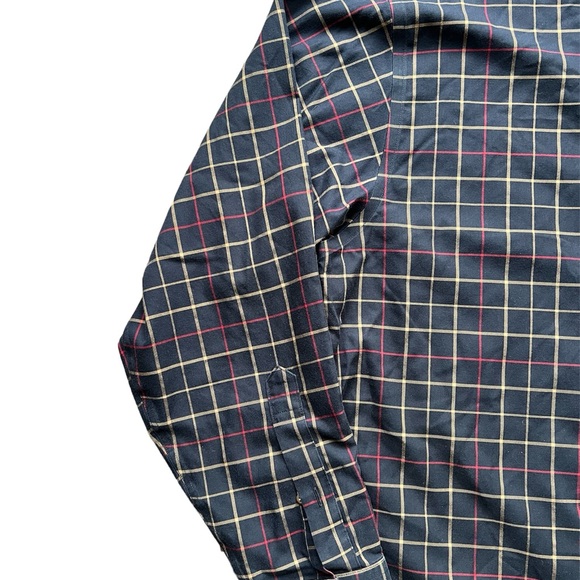 Brooks Brothers Soft Black Plaid Checkered Dress Shirt Size Large - Picture 4 of 4